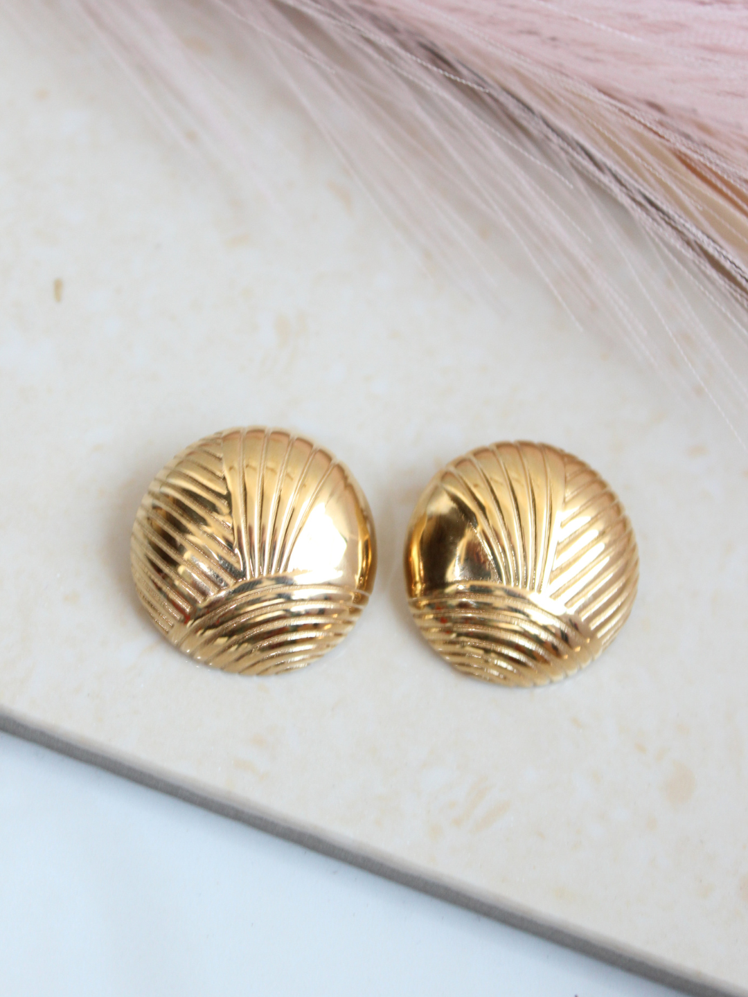 Geometric Round Earring