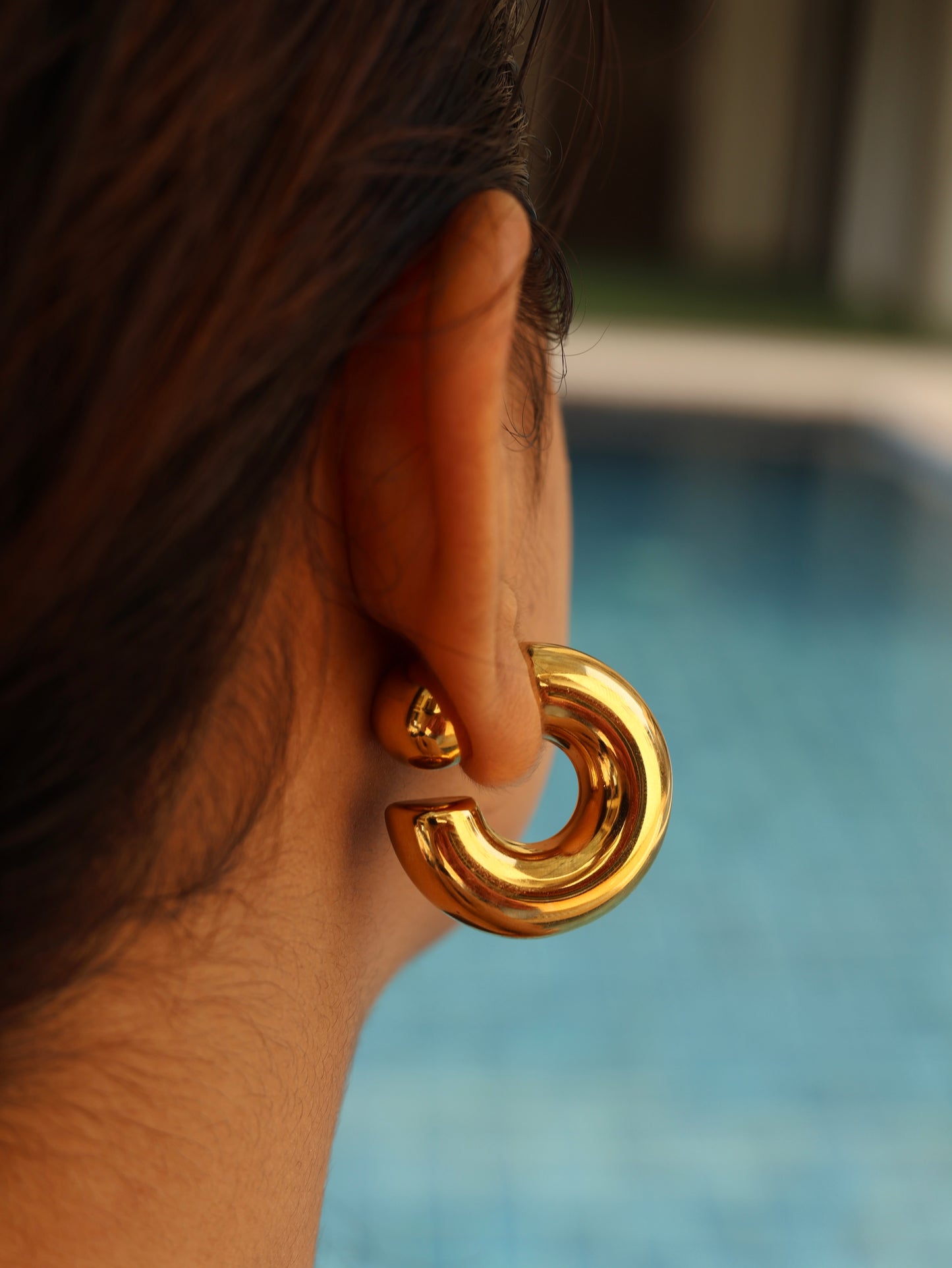 Chunky Hoop Earring