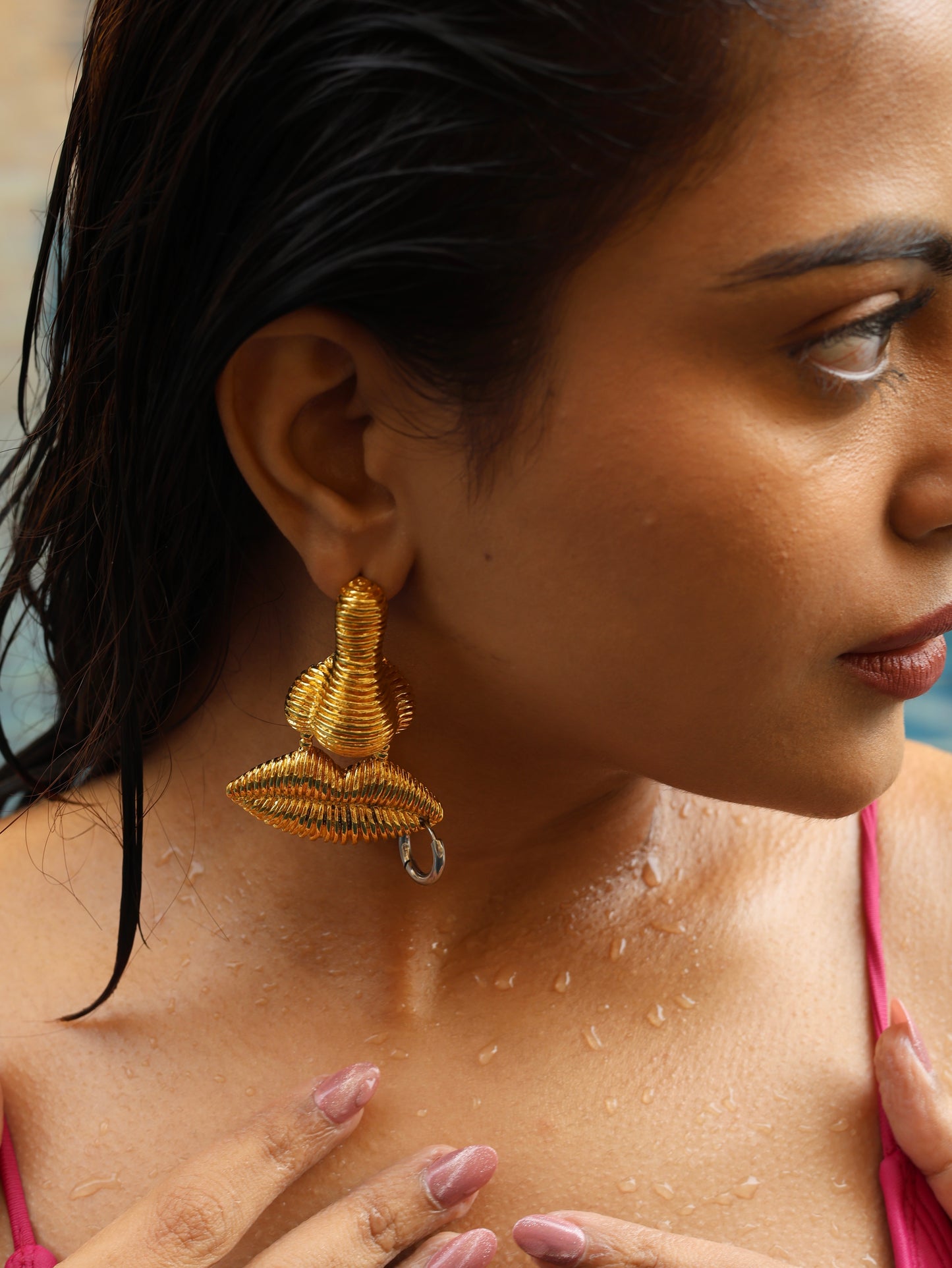 Zenith Statement Feature Earring