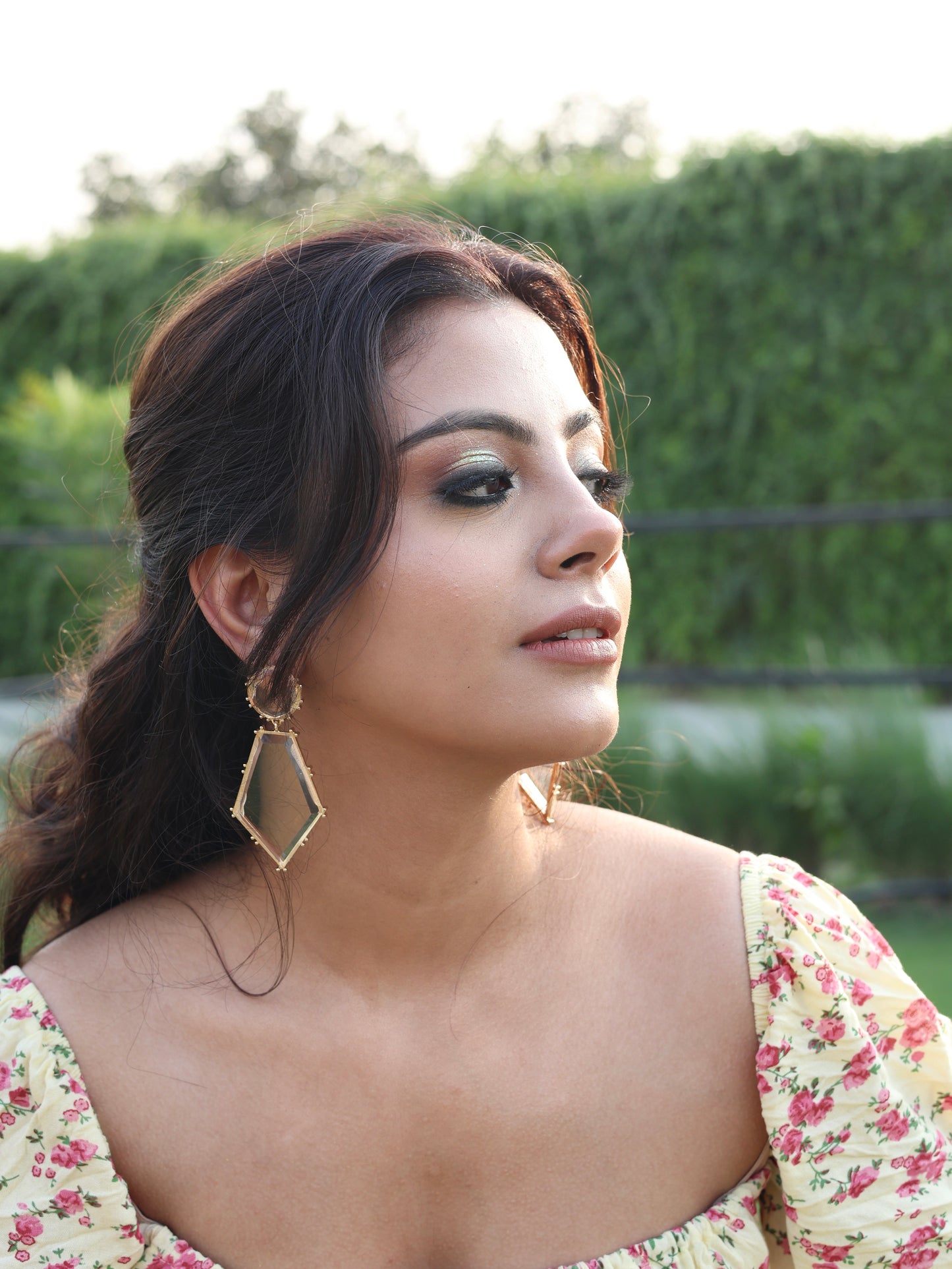 See Through Drop Earring