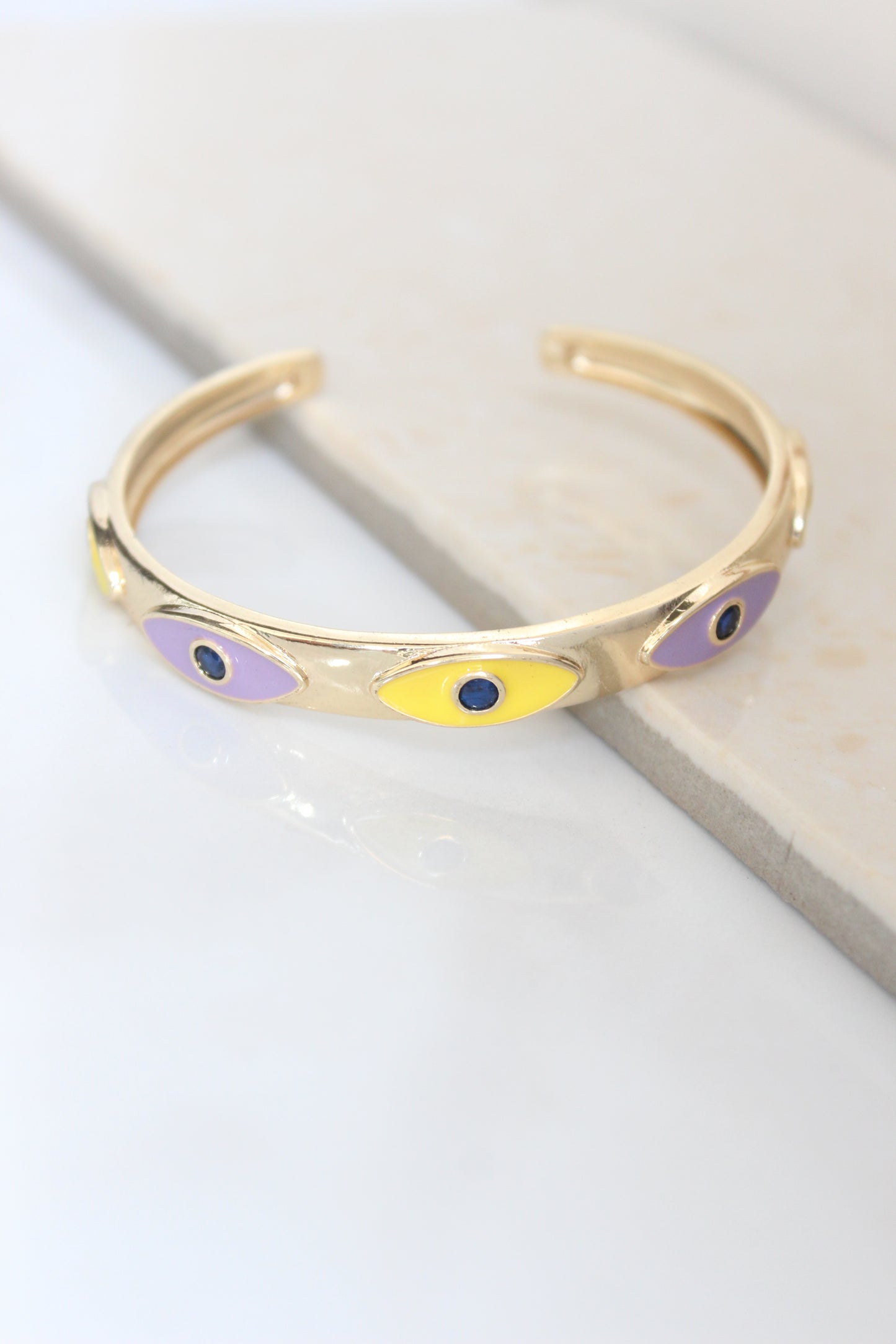 classic stackable evil eye bracelet