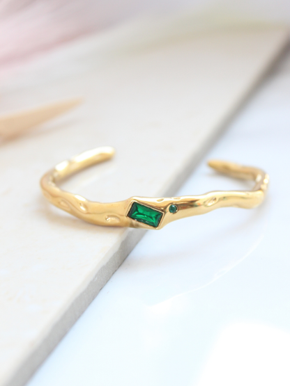 Green Cuff Bangle