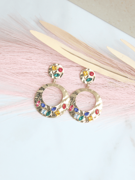 Colored Dangle Earring