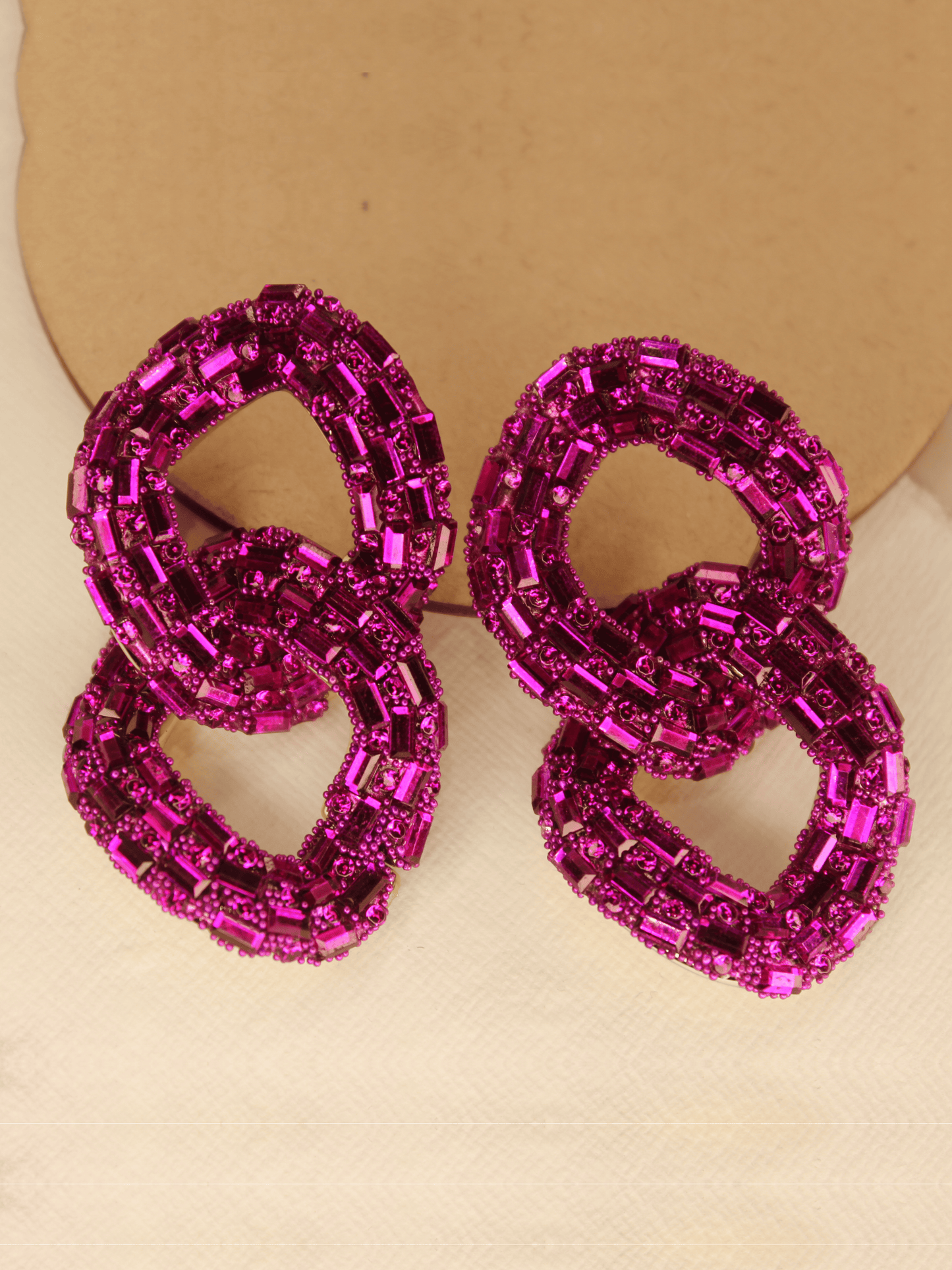 Pink Loop Earring