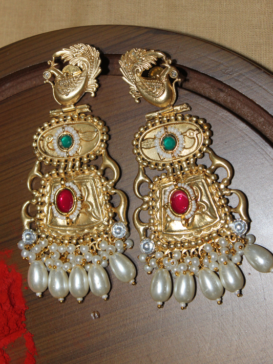 Aatrangi Pearl Dangle Jhumka