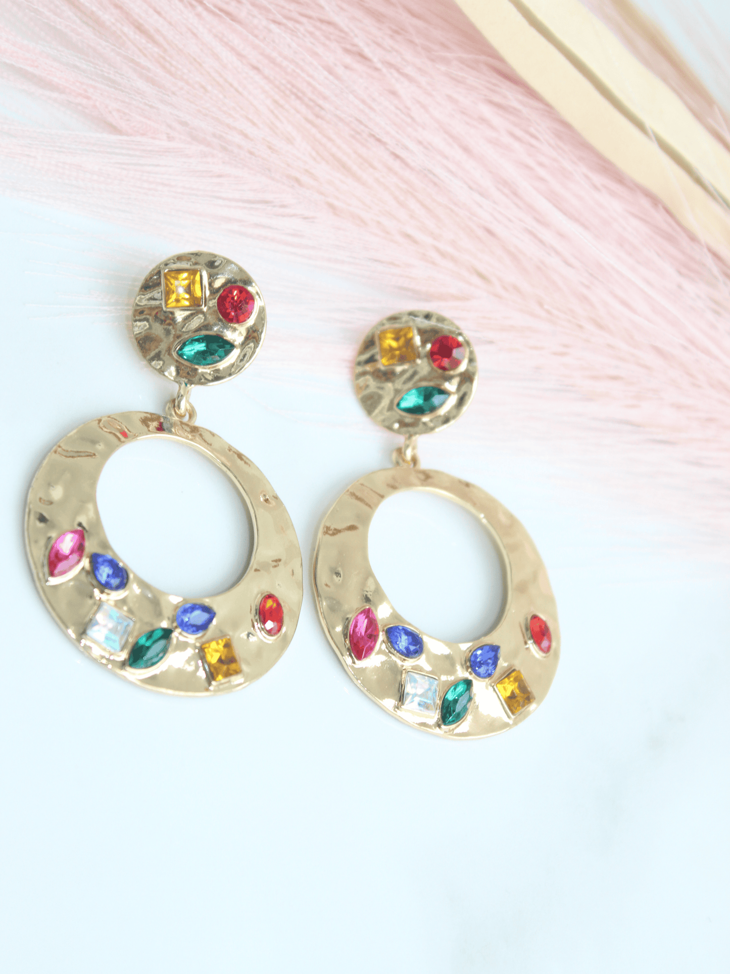 Colored Dangle Earring