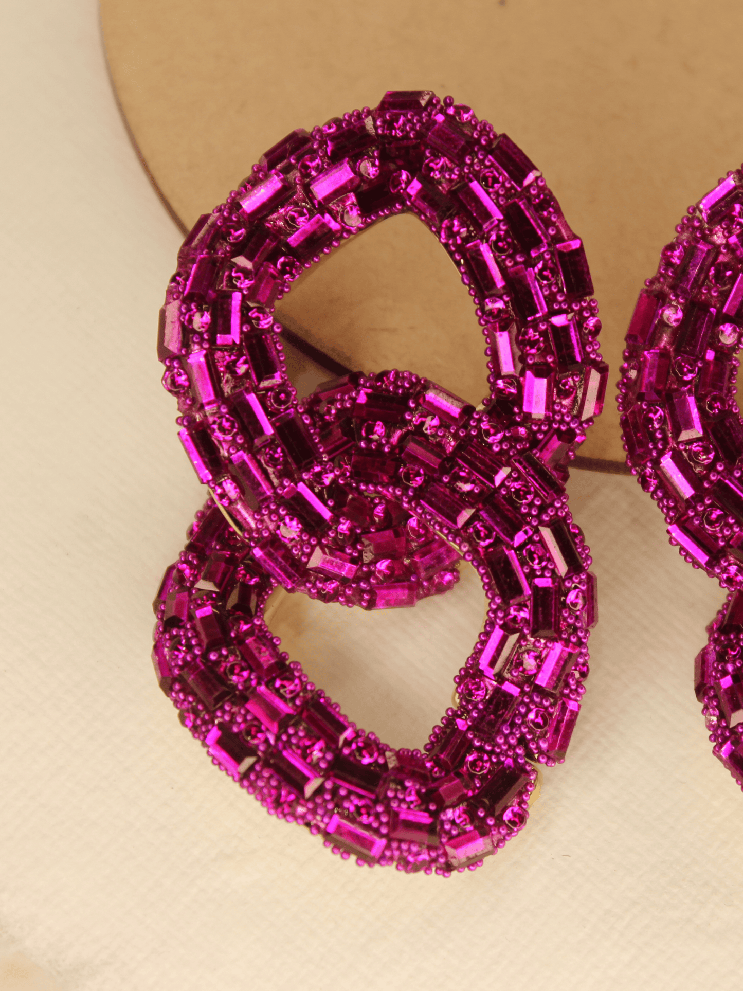 Pink Loop Earring