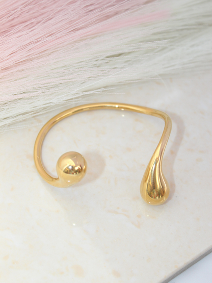 Chunky Waterdrop Bangle