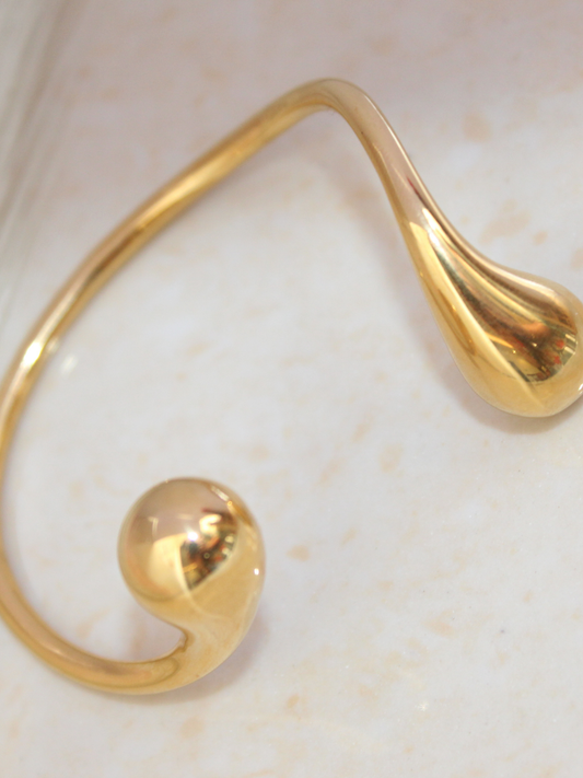 Chunky Waterdrop Bangle