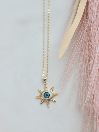 Star Evil Eye Necklace