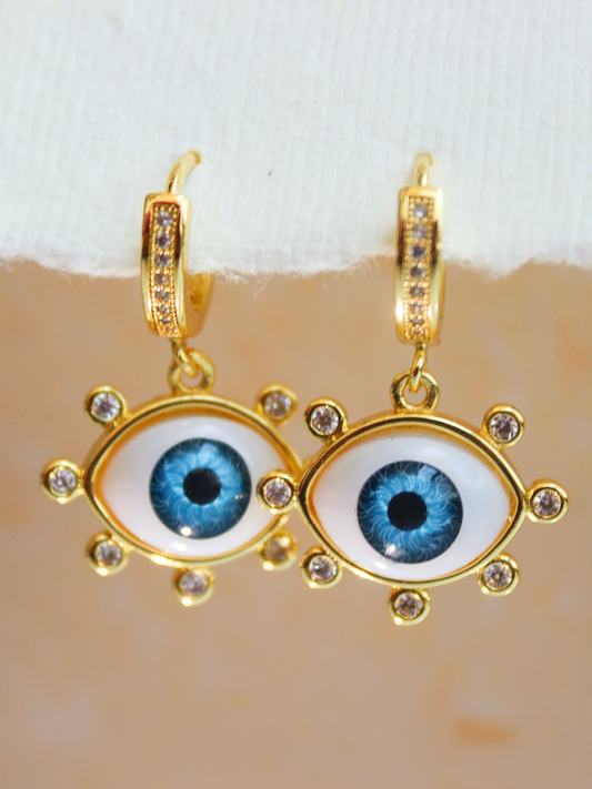 Bling Evil Eye Earring