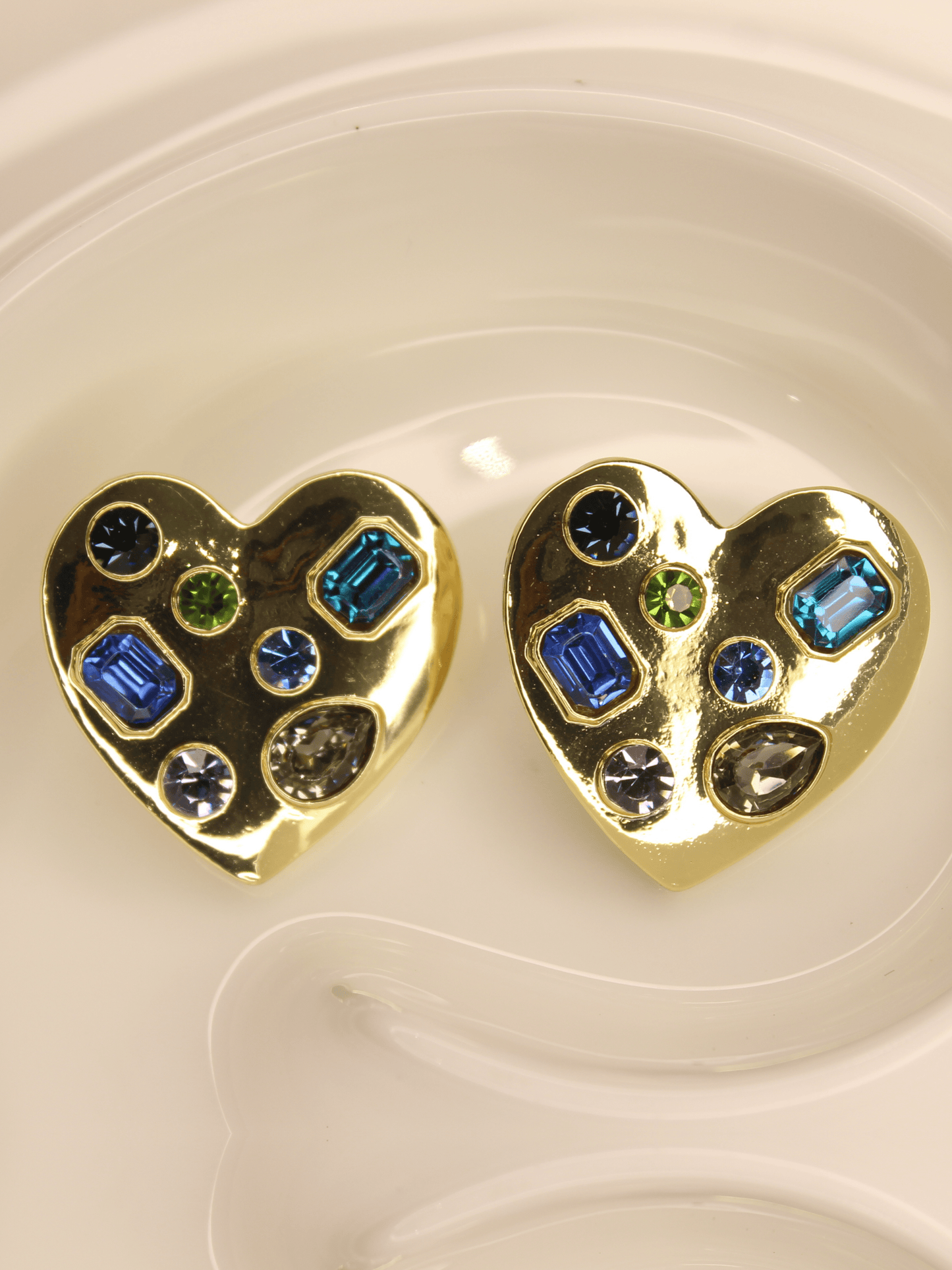 Golden Heart Earring