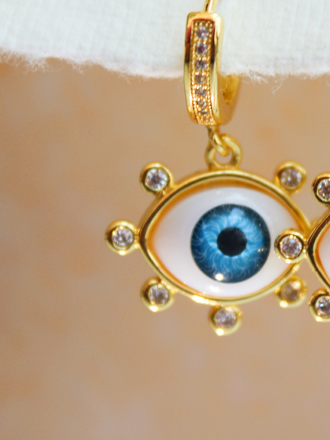 Bling Evil Eye Earring