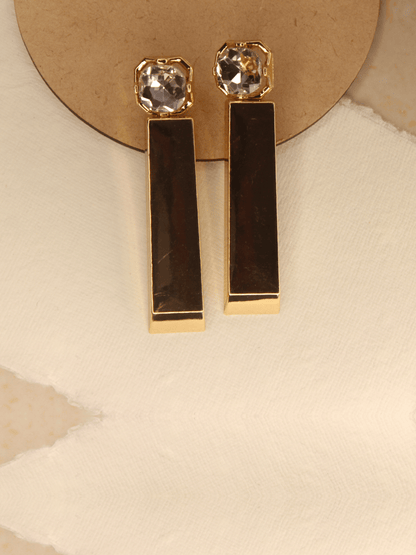 Brick Drop Earring