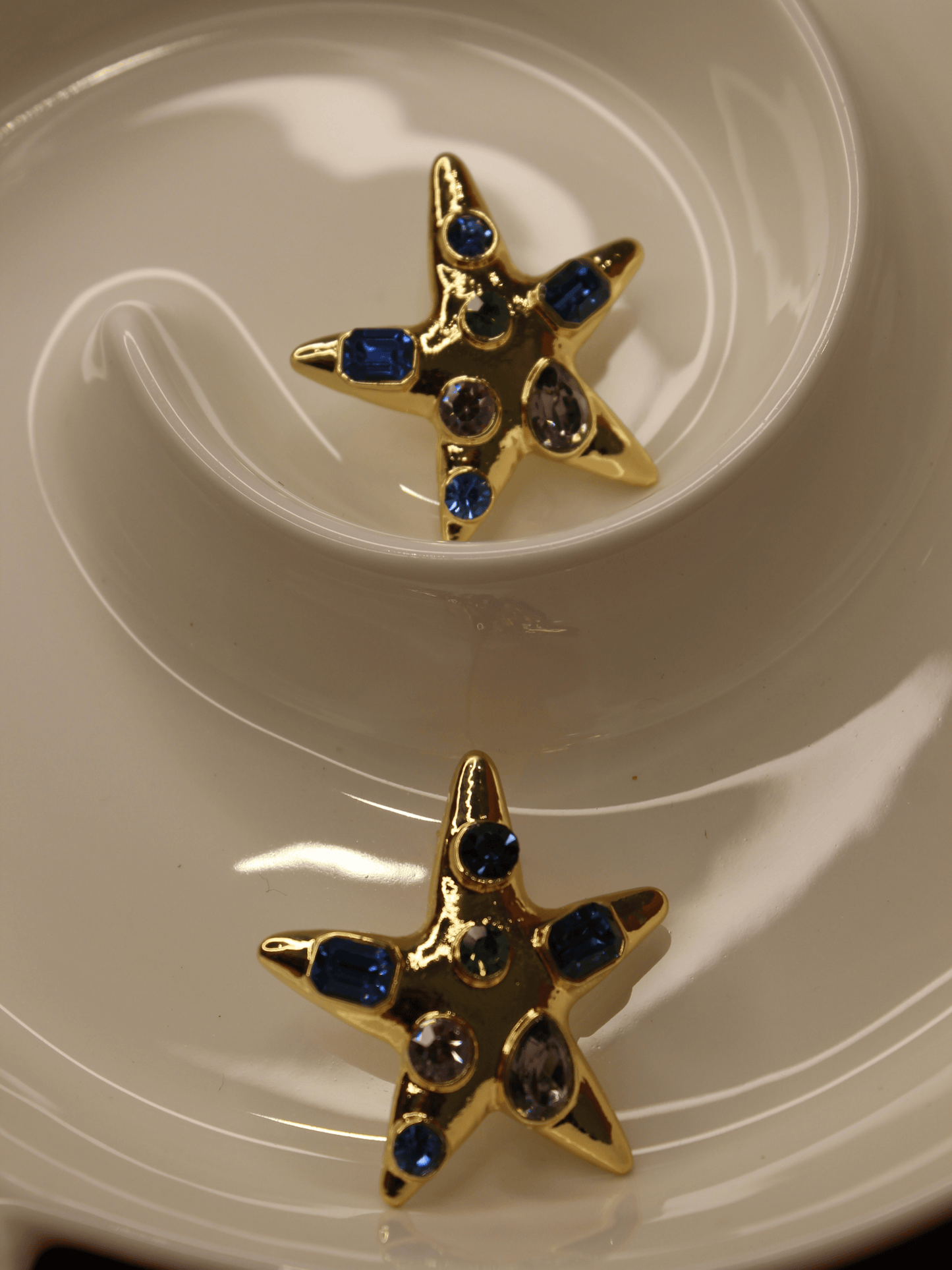 Golden Starfish Earring