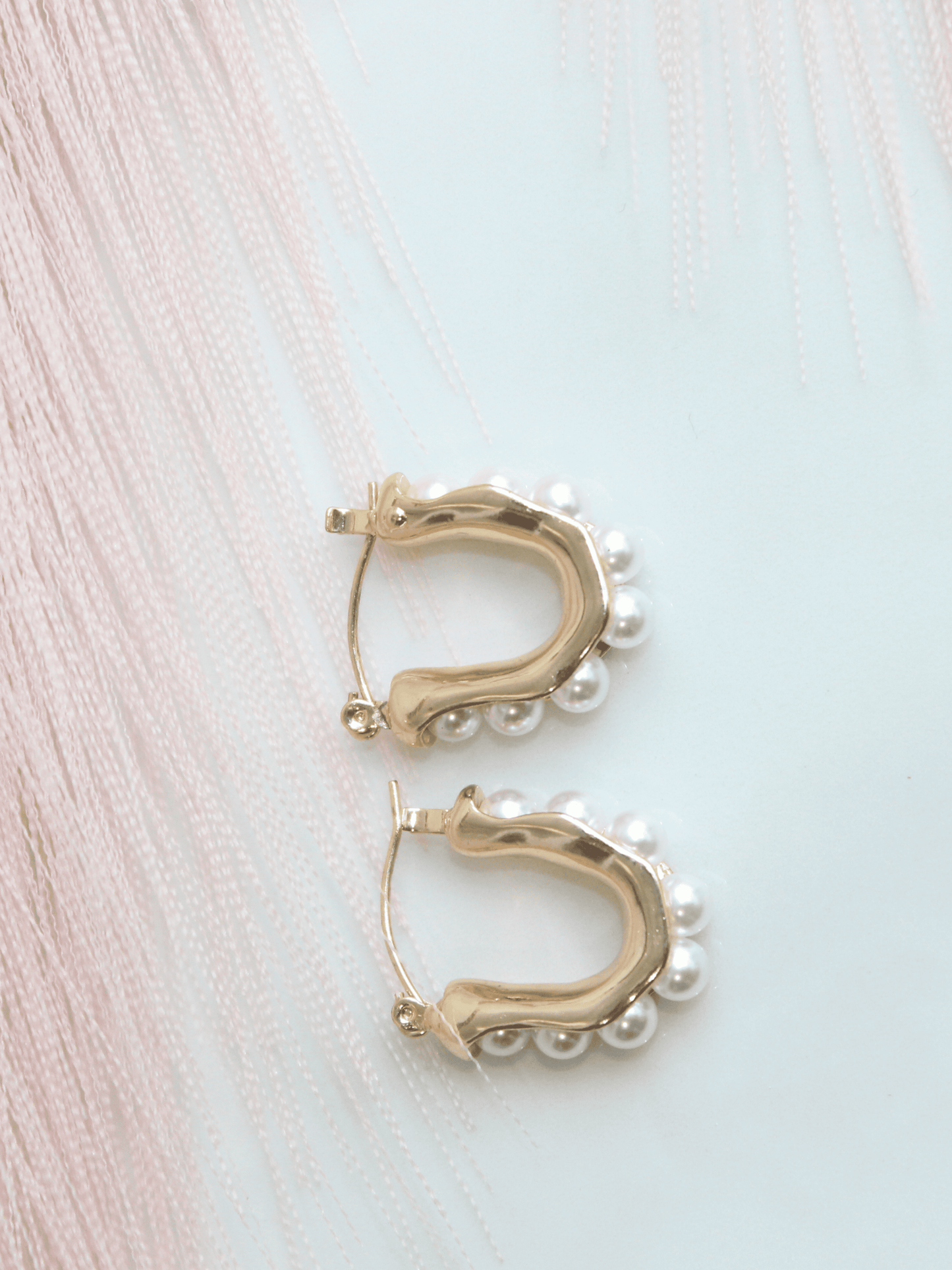 Pearl Hoop Earring