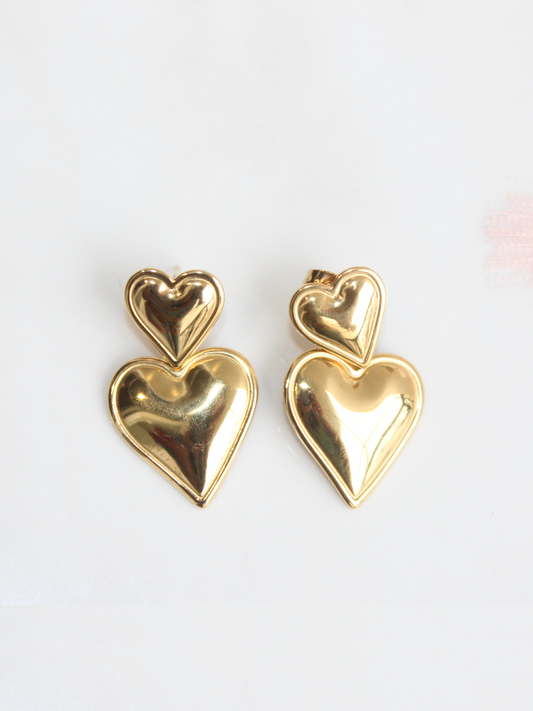 Twilight Heart Drop Earring