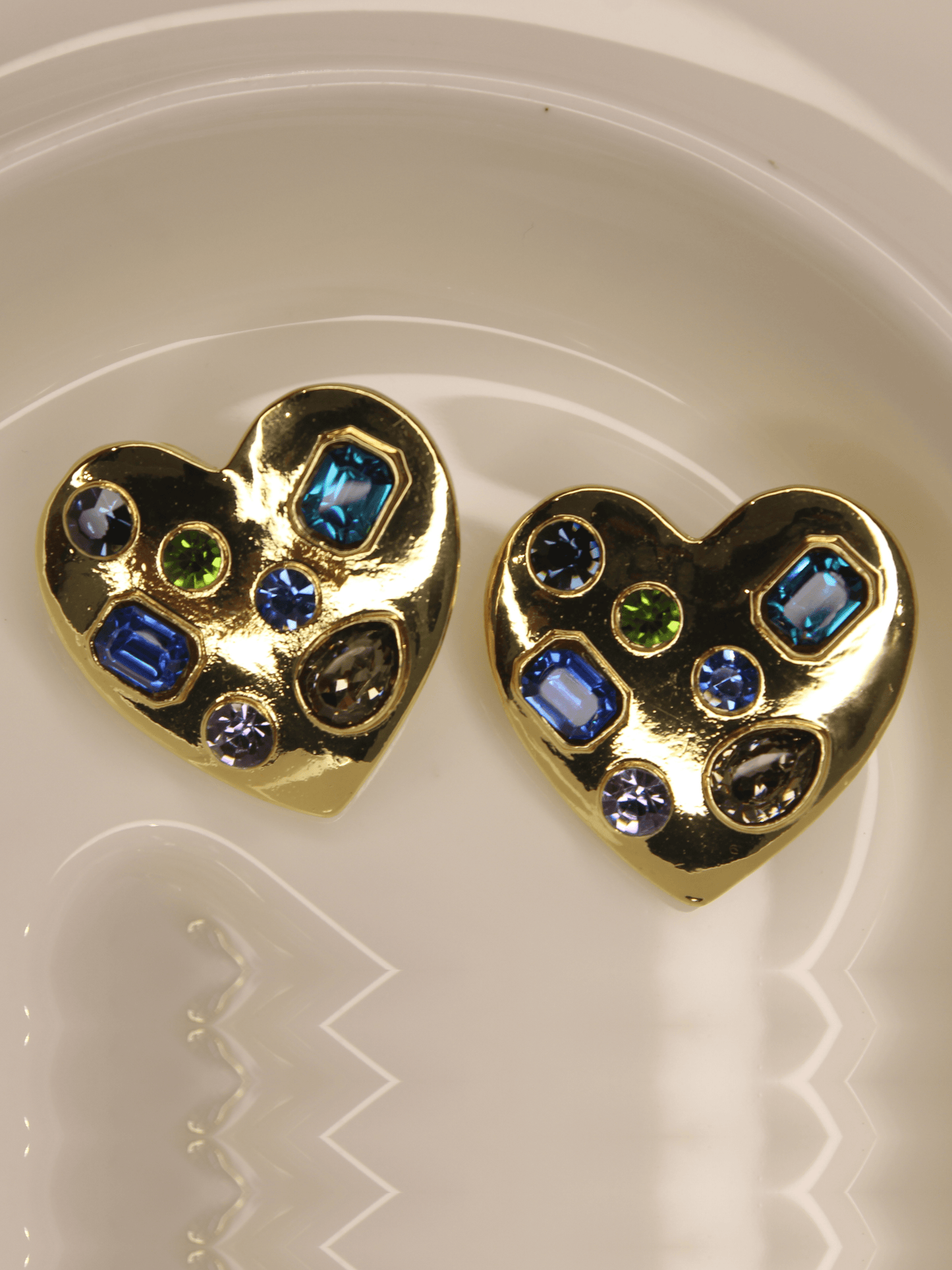 Golden Heart Earring