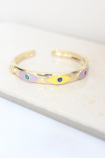 classic evil eye bangle