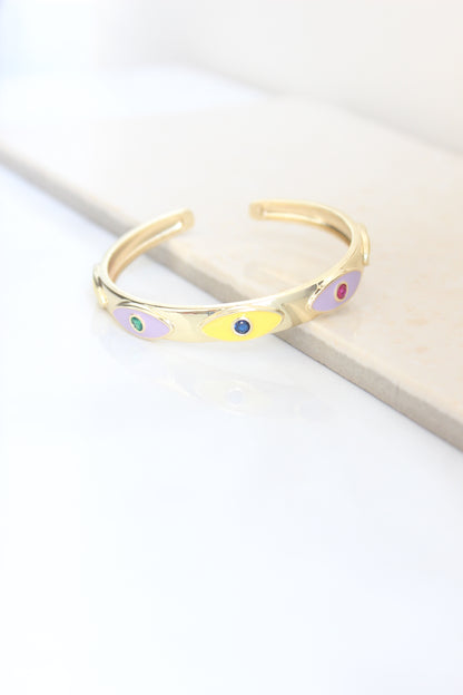 classic evil eye bangle