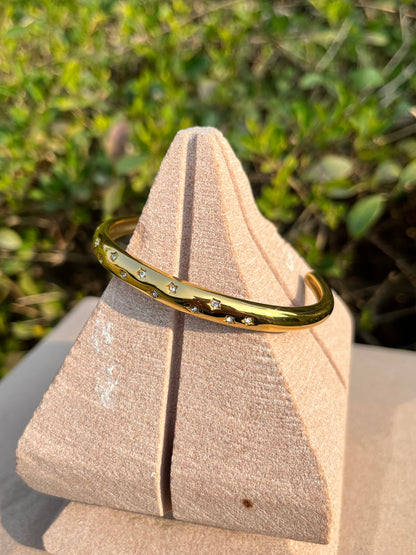silver beaded & star bangle - 2 Bracelet Combo at 25% Off