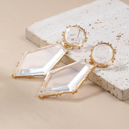 See Through Drop Earring
